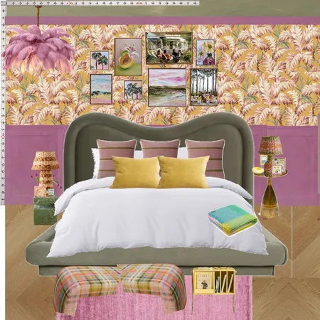 Old Hollywood Bedroom Wall Interior Design Mood Board by dl2407 on Style Sourcebook