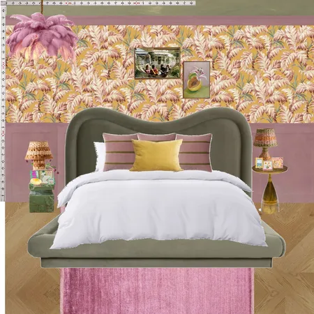 Old Hollywood Bedroom Wall Interior Design Mood Board by dl2407 on Style Sourcebook