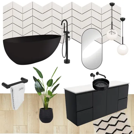 Bahama Matte Black Interior Design Mood Board by Fienza on Style Sourcebook