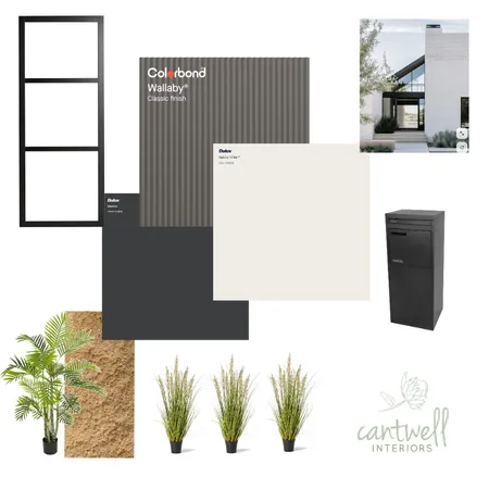 Modern Australian Exterior Interior Design Mood Board by Cantwell Interiors on Style Sourcebook