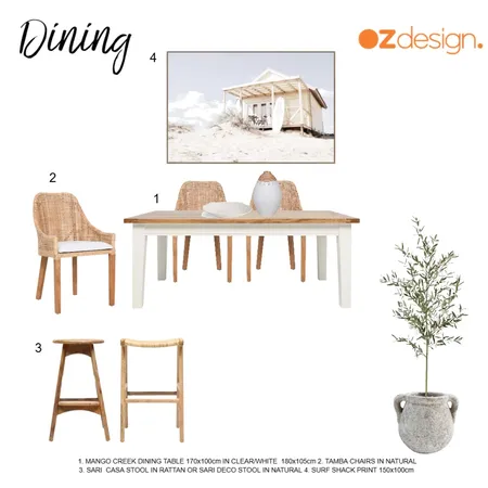 Dining 2 - Debra Lindsay Interior Design Mood Board by Oz Design