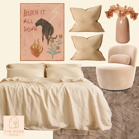 Bedroom Styling Interior Design Mood Board by The Webb House on Style Sourcebook