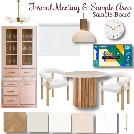 Office Formal Meeting & Sample Area Interior Design Mood Board by Louise Kempson on Style Sourcebook