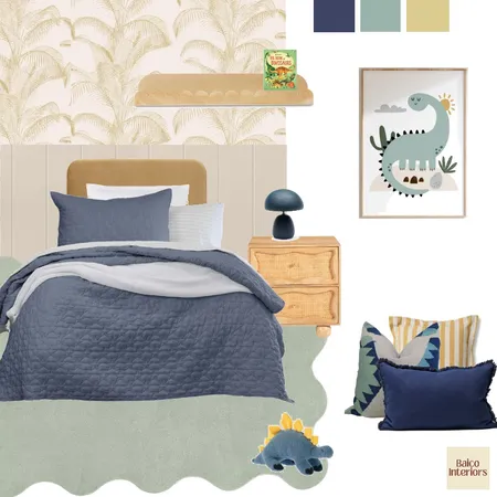 Dinosaur Kids bedroom Interior Design Mood Board by Baico Interiors on Style Sourcebook