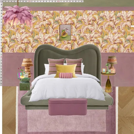 Old Hollywood Bedroom Wall Interior Design Mood Board by dl2407 on Style Sourcebook