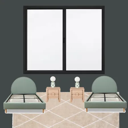 Boys bedroom - green v1.3 Interior Design Mood Board by JessSib on Style Sourcebook