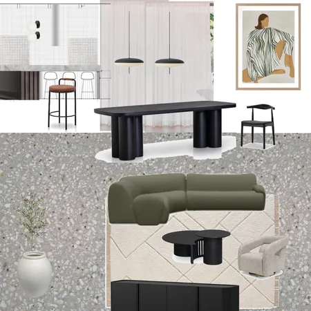 King living lounge green v1 Interior Design Mood Board by JessSib on Style Sourcebook
