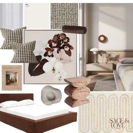 Solara - Guest Bedroom Interior Design Mood Board by Sage & Cove Interiors on Style Sourcebook