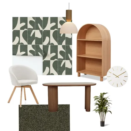 organic modern minimalist study Interior Design Mood Board by Milena Barbalinardo on Style Sourcebook