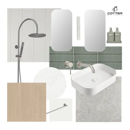 Project Zenn - Ensuite Interior Design Mood Board by Cotter Builders on Style Sourcebook