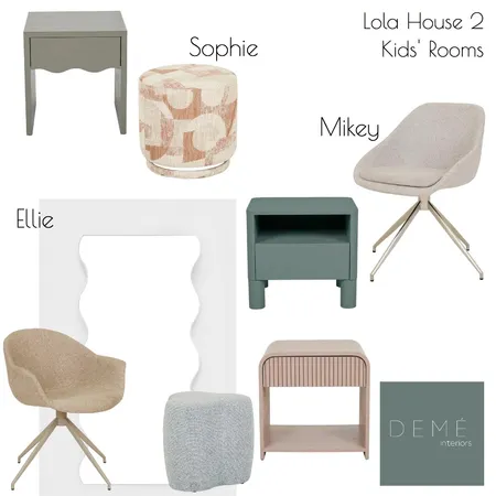 Lola House 2 - Kids' Rooms Interior Design Mood Board by Demé Interiors on Style Sourcebook