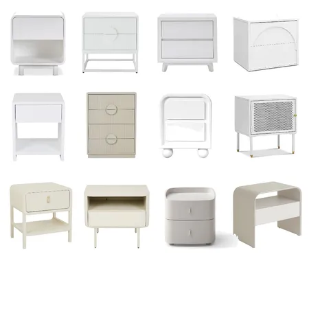 white night stand Interior Design Mood Board by Tricia Kramer on Style Sourcebook