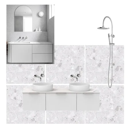 Raglan Bathroom Grey/Grey Interior Design Mood Board by Sarah Bourke Interior Design on Style Sourcebook