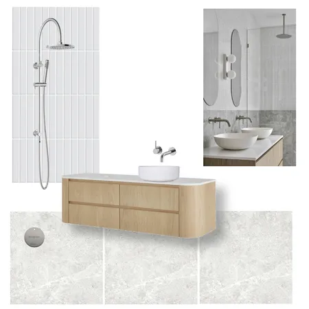 Raglan Bathroom Grey Interior Design Mood Board by Sarah Bourke Interior Design on Style Sourcebook