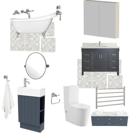 20 SUFFOCK ST, BATHROOM CONCEPT Interior Design Mood Board by louise.duffield on Style Sourcebook