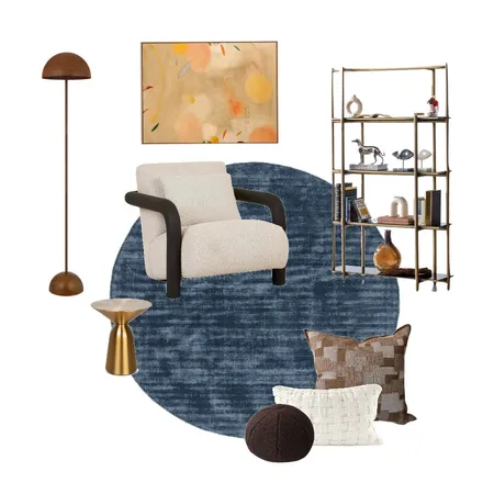 Contemporary Book Nook by Fern Interior Design Mood Board by Miss Amara on Style Sourcebook