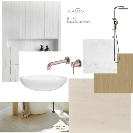 Master Bathroom look two Interior Design Mood Board by Courtney Hazbic Interiors on Style Sourcebook