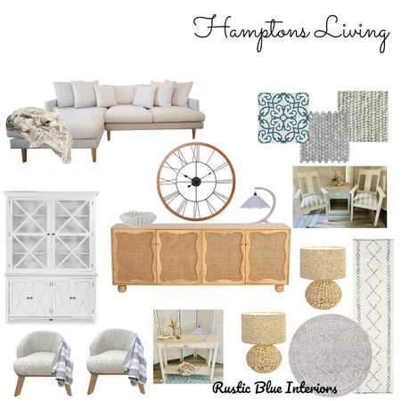 Hamptons Living Interior Design Mood Board by Rustic Blue Interiors on Style Sourcebook