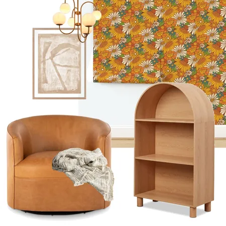 Retro Floral Style Interior Design Mood Board by latheandquill on Style Sourcebook