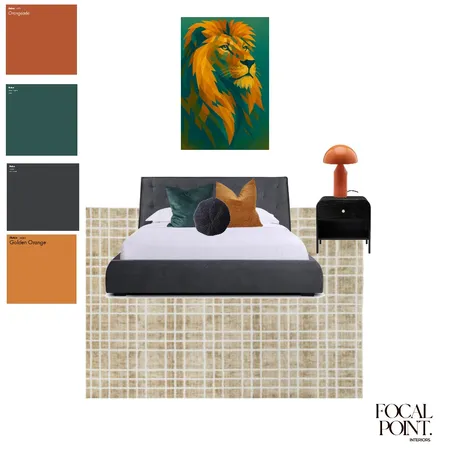 Boy's Lion Bedroom Interior Design Mood Board by Focal Point Interior on Style Sourcebook