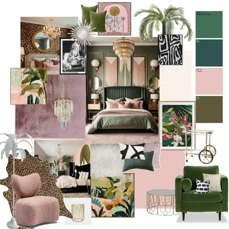 Hollywood Regency Interior Design Mood Board by Ash Rose on Style Sourcebook