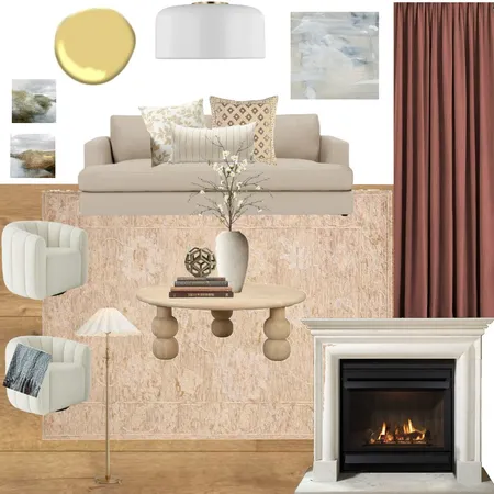 Living Room Sample Board Interior Design Mood Board by alyssaannedesign on Style Sourcebook