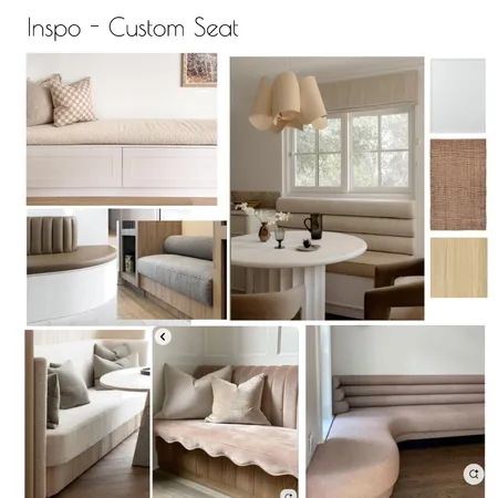KERRY UPSTAIRS - Custom Bench Seat Interior Design Mood Board by Peachwood Interiors on Style Sourcebook