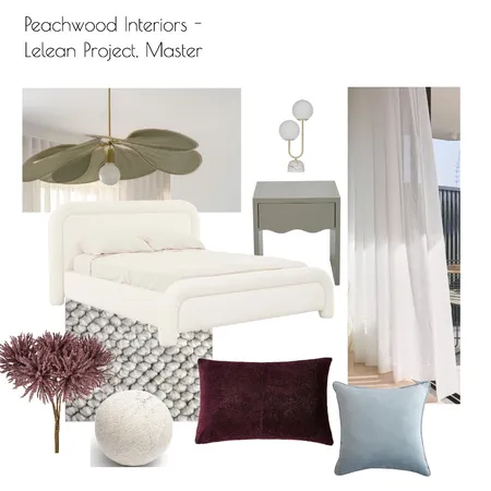 Lelean Project Main Bedroom Interior Design Mood Board by Peachwood Interiors on Style Sourcebook