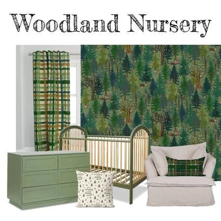 Whimsical Woodland Nursery Interior Design Mood Board by lettersformeganmartin on Style Sourcebook