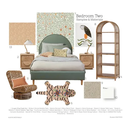 Bedroom 2 Interior Design Mood Board by Alimac5470 on Style Sourcebook