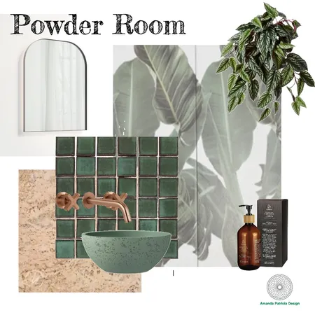 Powder Room Interior Design Mood Board by Aponedesign@gmail.com on Style Sourcebook