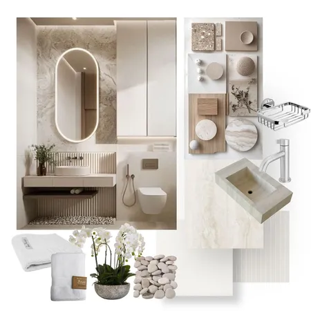 Bathroom 2 Mood Board option 1 Interior Design Mood Board by ZaEzz on Style Sourcebook