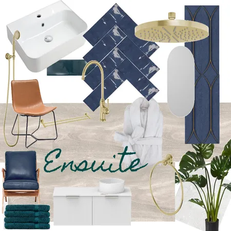 Navy Retreat Ensuite Interior Design Mood Board by KatelynF on Style Sourcebook