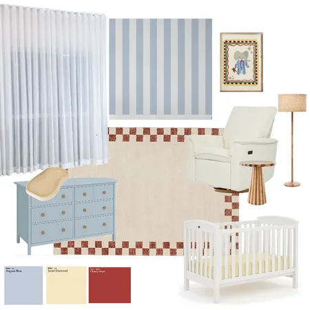 Nursery 2 Interior Design Mood Board by rileyn on Style Sourcebook