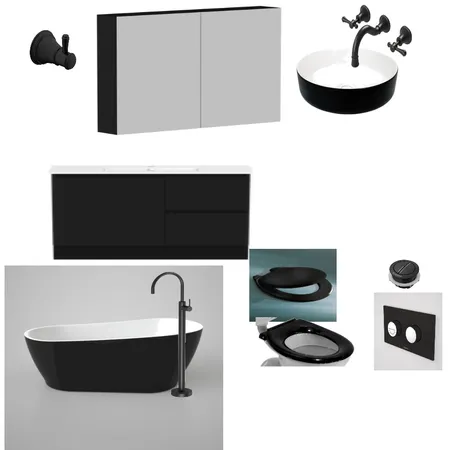 Black Interior Design Mood Board by Tabitha Tradelink on Style Sourcebook
