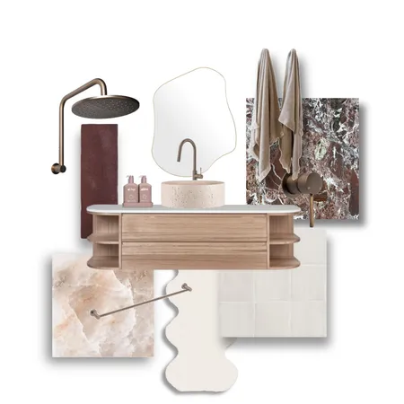 burgundy bathroom Interior Design Mood Board by Aimee.Donohoe on Style Sourcebook