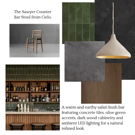 Safari Bar 2 Interior Design Mood Board by ankegrey87 on Style Sourcebook