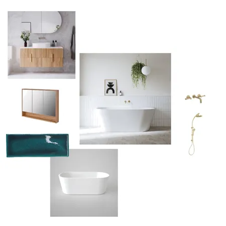 Bathroom Design Interior Design Mood Board by SHAHLA INTERIORS on Style Sourcebook