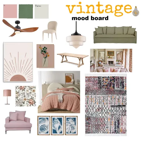 vintage Interior Design Mood Board by sina_hpz on Style Sourcebook