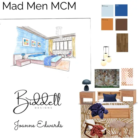 MAD MEN MCM Interior Design Mood Board by BDesigns on Style Sourcebook