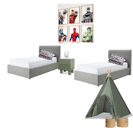 Boys bedroom Interior Design Mood Board by NyreeNiazmand on Style Sourcebook