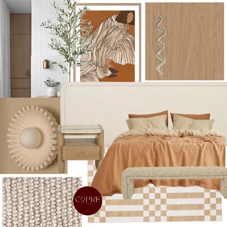Coprè Cove main bedroom Interior Design Mood Board by COPRÈ INTERIORS on Style Sourcebook
