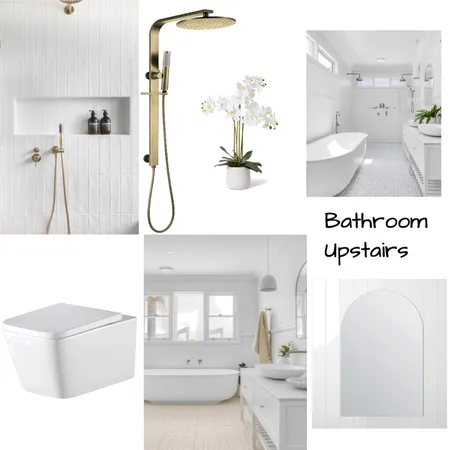 184b Bathroom Upstairs Interior Design Mood Board by Sarah@hillbuilt.com.au on Style Sourcebook