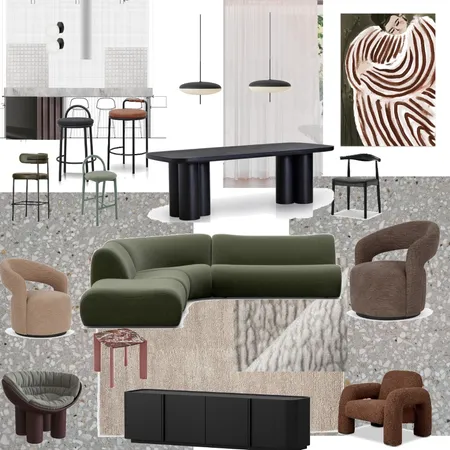 King living lounge greenv21 Interior Design Mood Board by JessSib on Style Sourcebook