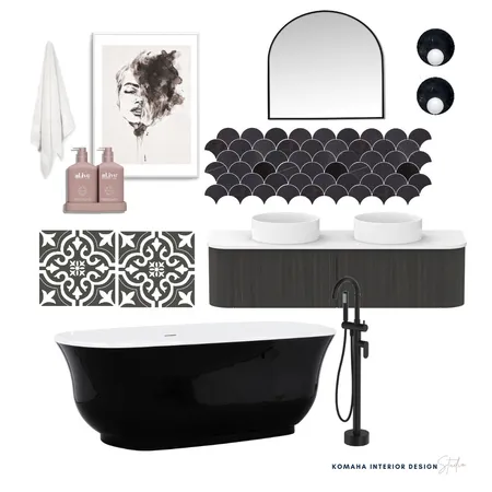 Black Beauty Interior Design Mood Board by Komaha Interior Design on Style Sourcebook