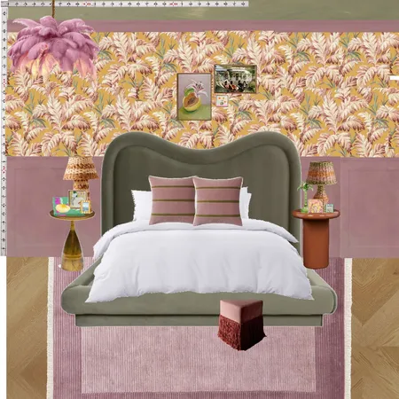 Old Hollywood Bedroom Wall Interior Design Mood Board by dl2407 on Style Sourcebook