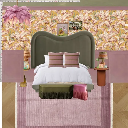 Old Hollywood Bedroom Wall Interior Design Mood Board by dl2407 on Style Sourcebook