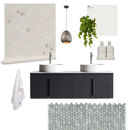 Zen bird bathroom 4 Interior Design Mood Board by Kitten Lane on Style Sourcebook