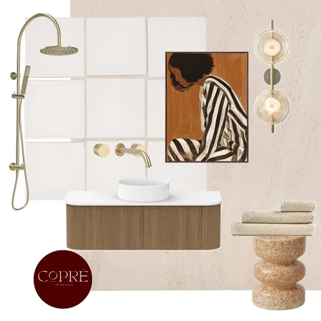 Mally Bathroom project Interior Design Mood Board by COPRÈ INTERIORS on Style Sourcebook