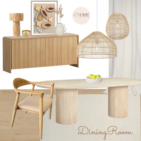 Cooper Dining room Interior Design Mood Board by COPRÈ INTERIORS on Style Sourcebook